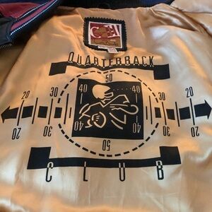 Genuine, leather vintage 49er jacket